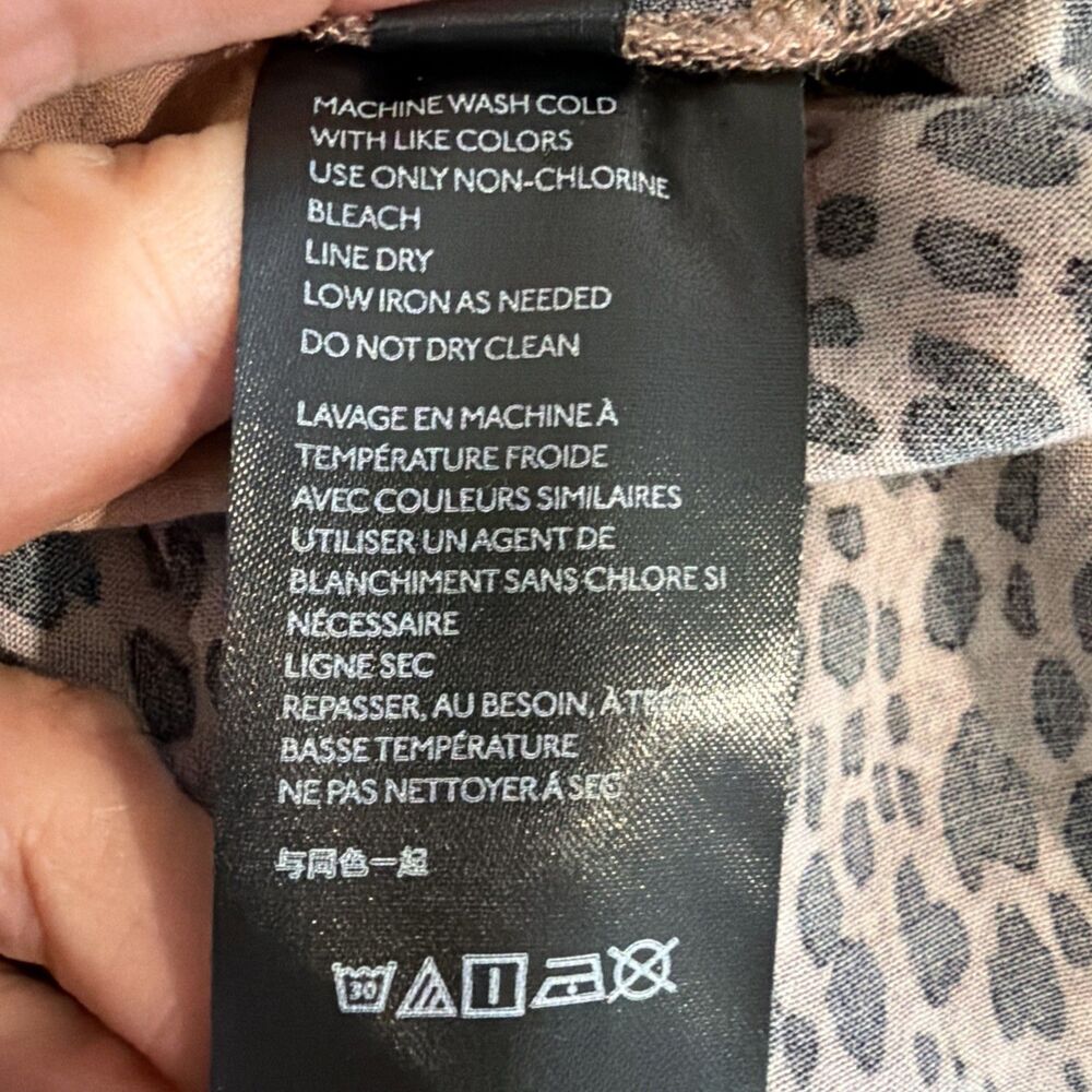 Free People Daria Cheetah Double Breasted Duster XS TrenchY2K Whimsigoth Grunge - Picture 10 of 11